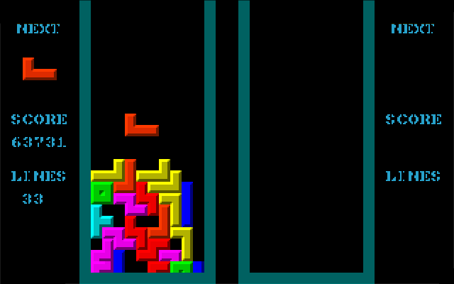 tetris.com single player screenshot