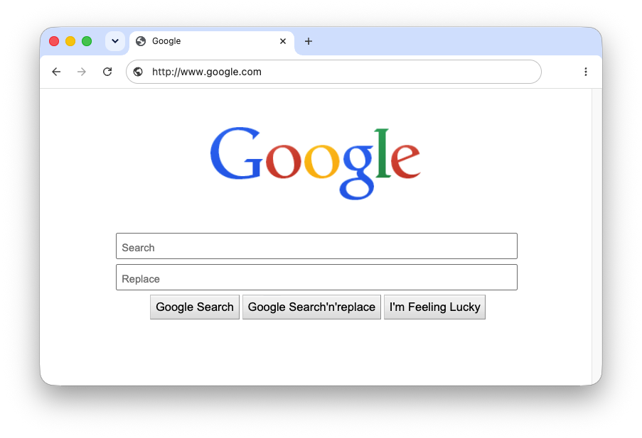Google search&rsquo;n&rsquo;replace